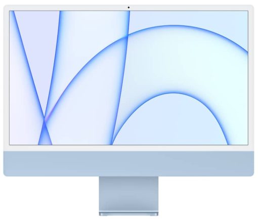 Apple Blue 24" iMac M1 8-Core 8GB RAM 256GB SSD, 7-Core GPU Retina 4.5K Desktop Computer (2021)