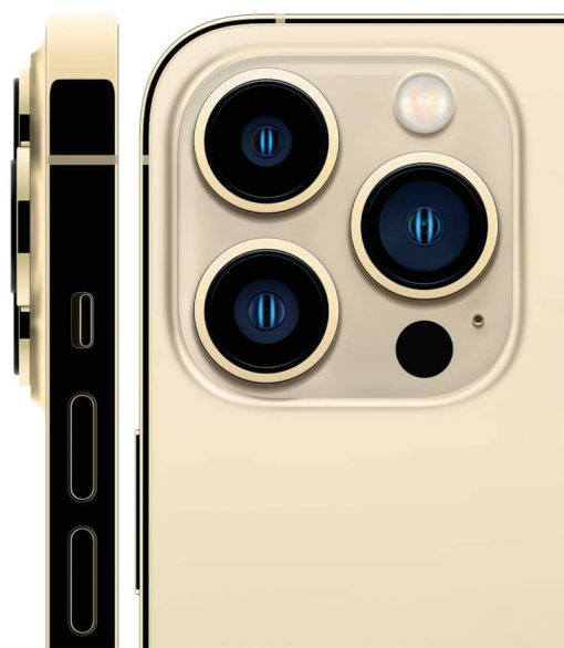 Apple 1TB Gold iPhone 13 Pro Cellular Phone - Image 2