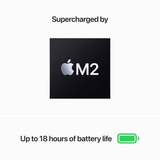 Apple MacBook Air 13.6" Space Gray Notebook Apple M2 Chip 8GB Unified RAM 256GB SSD (Mid 2022) - Image 4