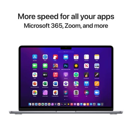 Apple MacBook Air 13.6" Space Gray Notebook Apple M2 Chip 8GB Unified RAM 256GB SSD (Mid 2022) - Image 10