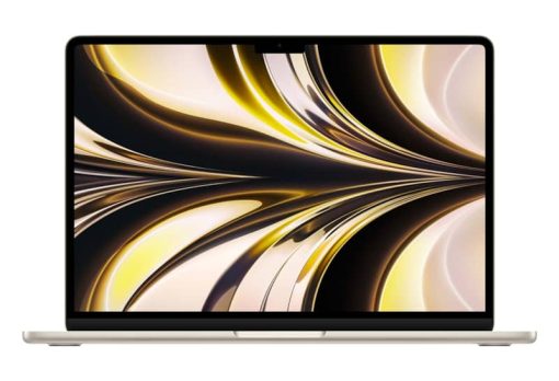 Apple MacBook Air 13.6" Starlight Notebook Apple M2 Chip 8GB Unified RAM 512GB SSD (Mid 2022)