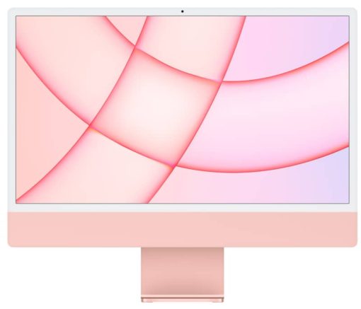 Apple Pink 24" iMac M1 8-Core 8GB RAM 256GB SSD, 7-Core GPU Retina 4.5K Desktop Computer (2021)