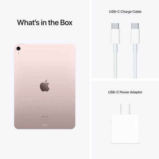 Apple iPad Air 256GB Wi-Fi Pink (2022) - Image 5