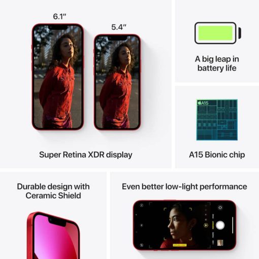 Apple 256GB (PRODUCT)RED iPhone 13 mini Cellular Phone - Image 7