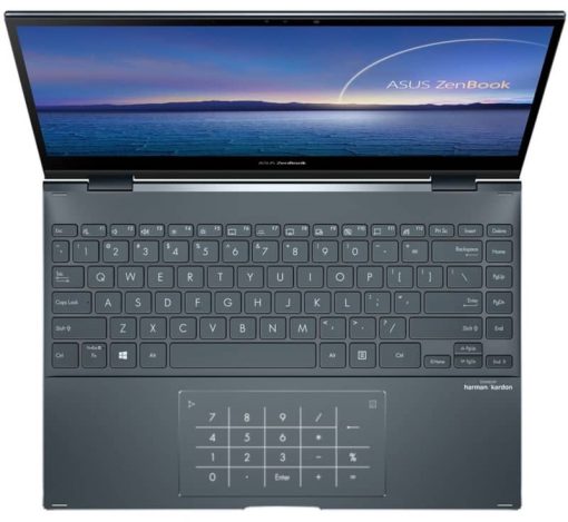 Asus ZenBook Flip 13 Pine Gray 13.3" Touchscreen Notebook Intel Core i5-1135G7 8GB RAM 512GB SSD, Intel Iris Xe Graphics - Image 2