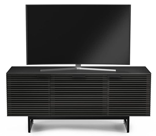 BDI CORRIDOR 8177 Charcoal Stained Ash TV Console