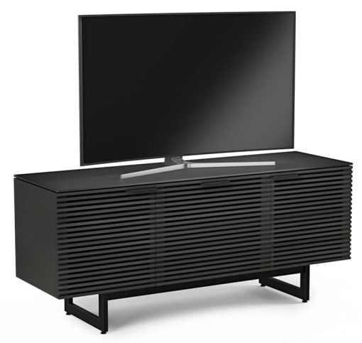 BDI CORRIDOR 8177 Charcoal Stained Ash TV Console - Image 2