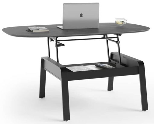 BDI Cloud 9 Alto Grey Lift Top Coffee Table - Image 5