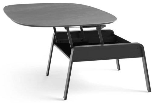BDI Cloud 9 Alto Grey Lift Top Coffee Table - Image 4