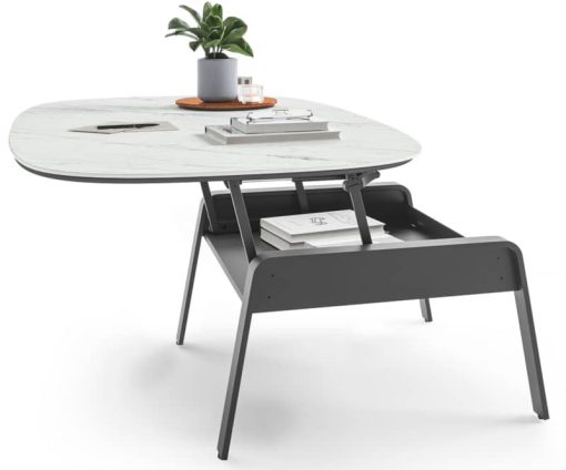BDI Cloud 9 Cirrus White Lift Top Coffee Table - Image 9