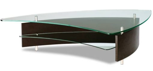 BDI Fin Espresso Stained Oak Coffee Table