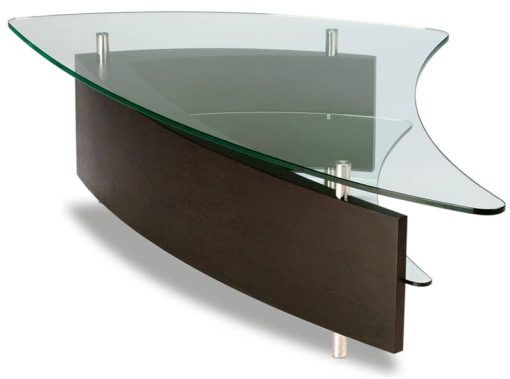 BDI Fin Espresso Stained Oak Coffee Table - Image 2
