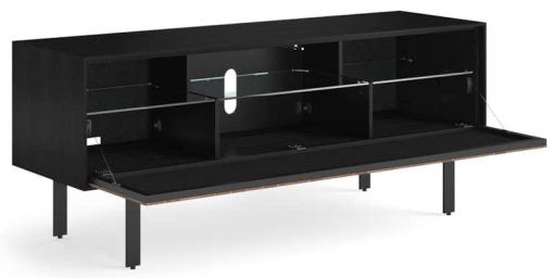 BDI Interval Ebonized Ash/Natural Walnut 66" Media & Storage Cabinet - Image 3