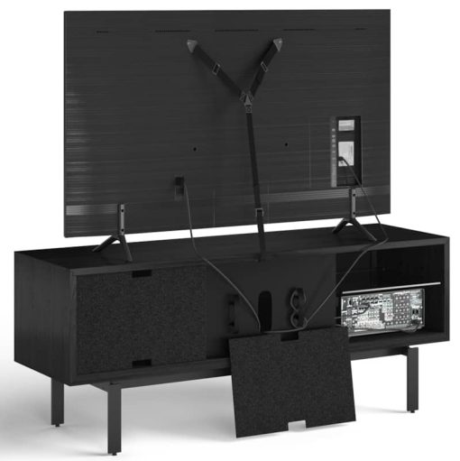 BDI Interval Ebonized Ash/Natural Walnut 66" Media & Storage Cabinet - Image 6