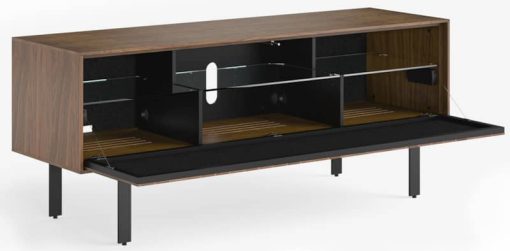 BDI Interval Natural Walnut 66" Media & Storage Cabinet - Image 3