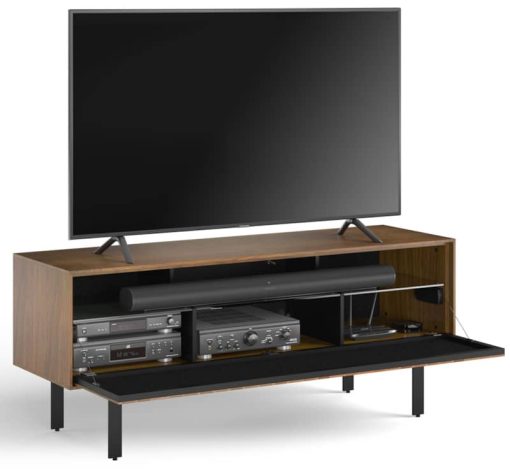 BDI Interval Natural Walnut 66" Media & Storage Cabinet - Image 7