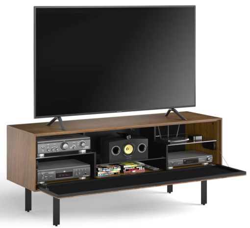 BDI Interval Natural Walnut 66" Media & Storage Cabinet - Image 6