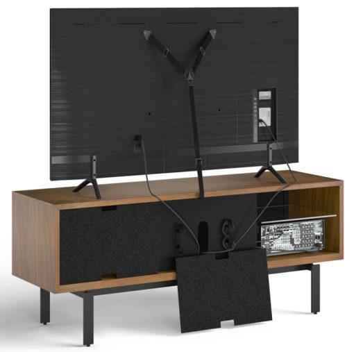 BDI Interval Natural Walnut 66" Media & Storage Cabinet - Image 9