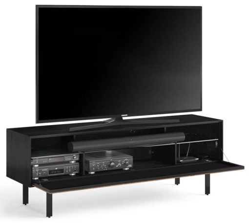BDI Interval 7249 Ebonized Ash Media Cabinet - Image 8