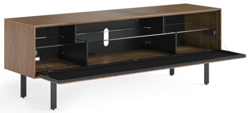 BDI Interval Natural Walnut 78" Media & Storage Cabinet - Image 7