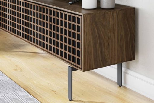 BDI Interval Natural Walnut 78" Media & Storage Cabinet - Image 4