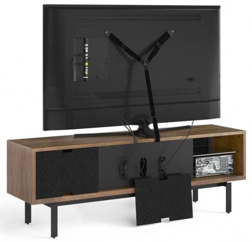 BDI Interval Natural Walnut 78" Media & Storage Cabinet - Image 13