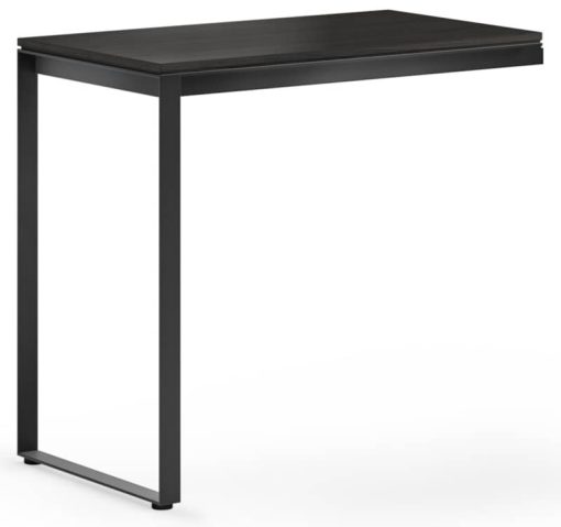 BDI Linea Charcoal Stained Ash Work Desk Return