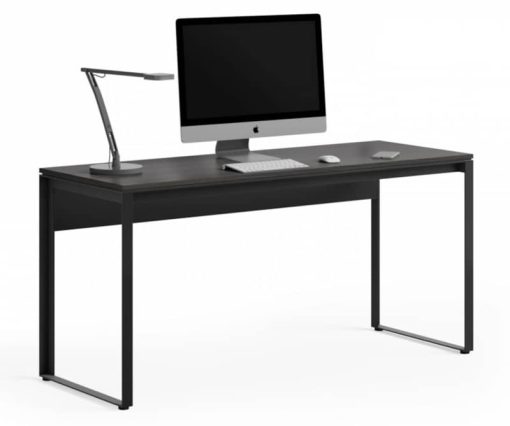 BDI Linea Charcoal Stained Ash Work Desk - Image 5