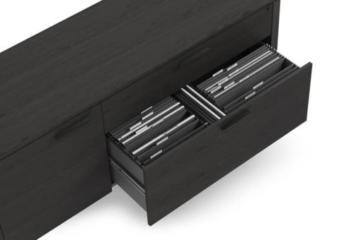 BDI Linea Charcoal Stained Ash Multifunction Cabinet - Image 8