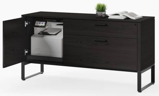 BDI Linea Charcoal Stained Ash Multifunction Cabinet - Image 5