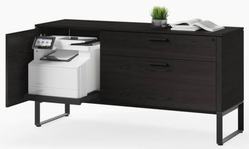 BDI Linea Charcoal Stained Ash Multifunction Cabinet - Image 6