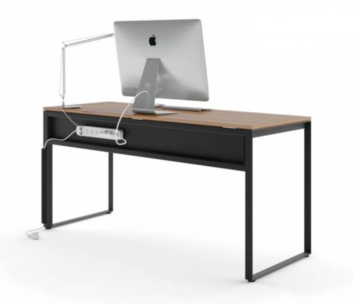BDI Linea Natural Walnut Work Desk - Image 6