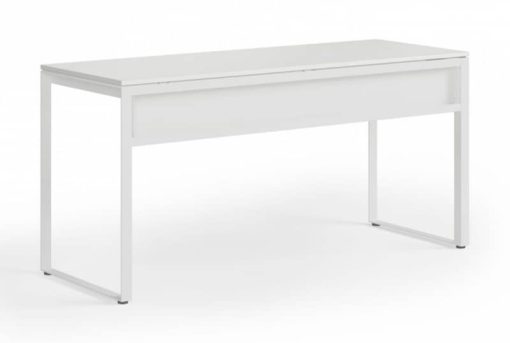 BDI Linea Satin White Work Desk - Image 4