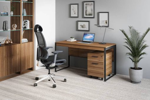 BDI Linea Natural Walnut Office Desk - Image 2
