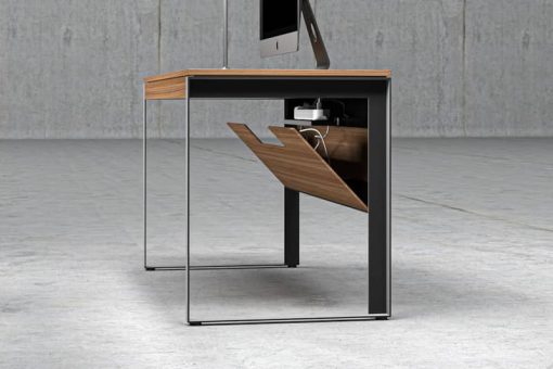 BDI Linea Natural Walnut Office Desk - Image 8