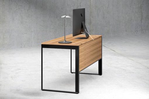 BDI Linea Natural Walnut Office Desk - Image 11