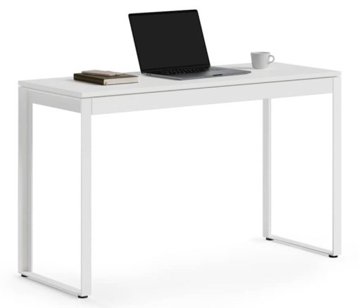 BDI Linea Satin White Console Desk - Image 4