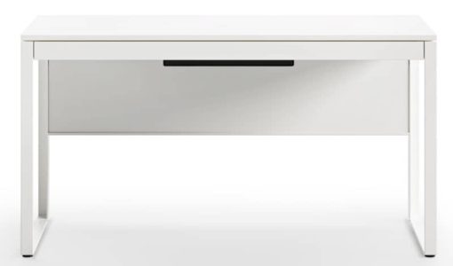 BDI Linea Satin White Office Desk - Image 4