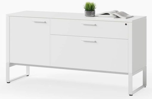 BDI Linea Satin White Multifunction Cabinet - Image 4