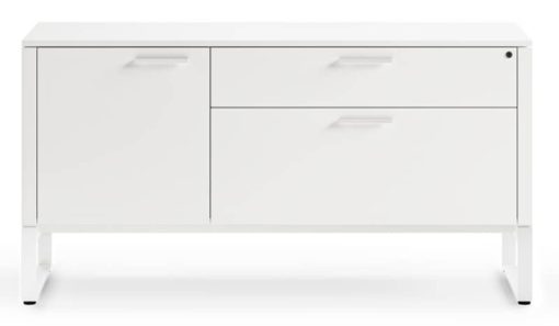 BDI Linea Satin White Multifunction Cabinet - Image 3