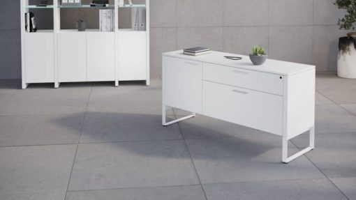 BDI Linea Satin White Multifunction Cabinet - Image 11