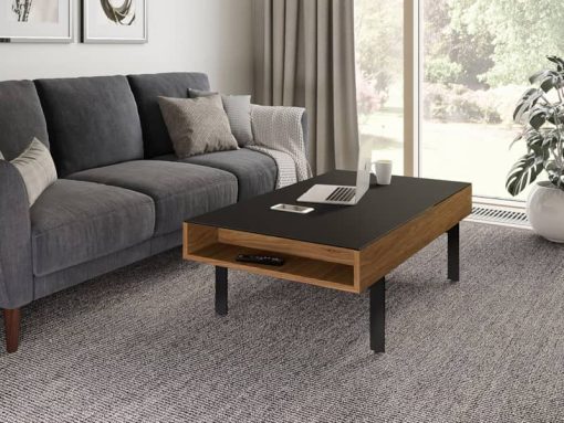 BDI Reveal 1192 Natural Walnut Lift Coffee Table - Image 3