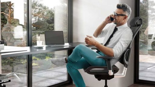 BDI VOCA 3501 Slate Mesh Task Chair - Image 7