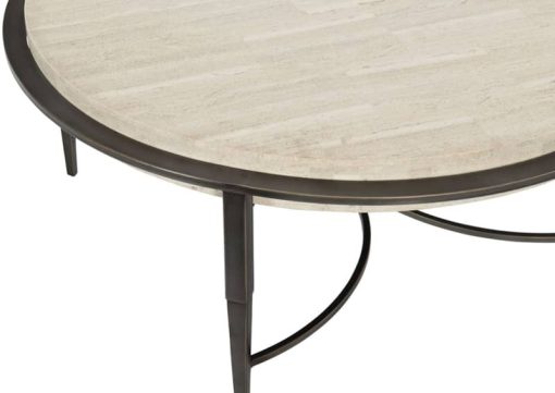 Bernhardt Barclay Metal Round Cocktail Table - Image 5