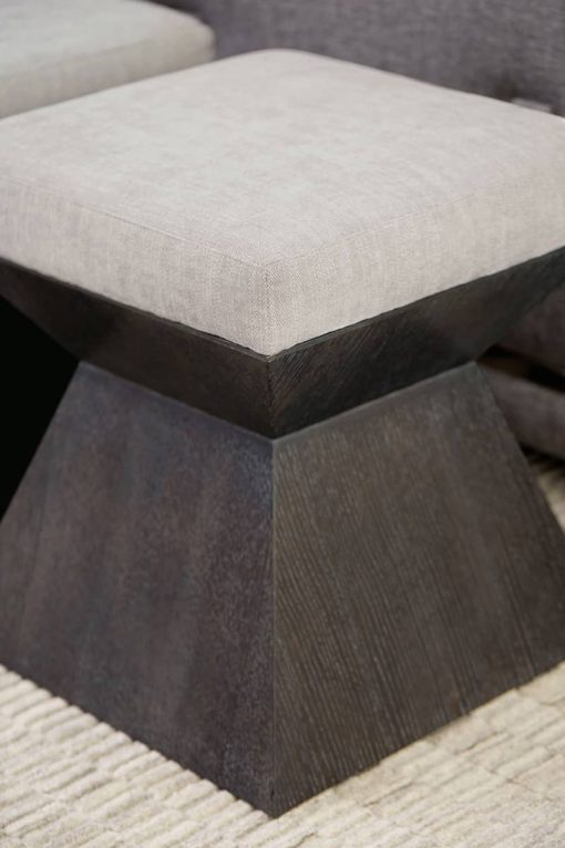 Bernhardt Cerused Mink Decorage Bench - Image 2