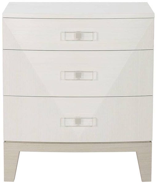 Bernhardt Linear White Axiom Nightstand