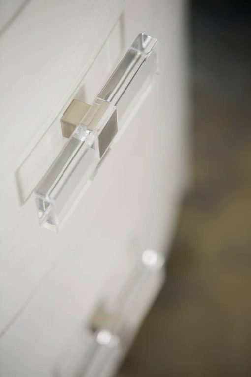 Bernhardt Linear White Axiom Nightstand - Image 3