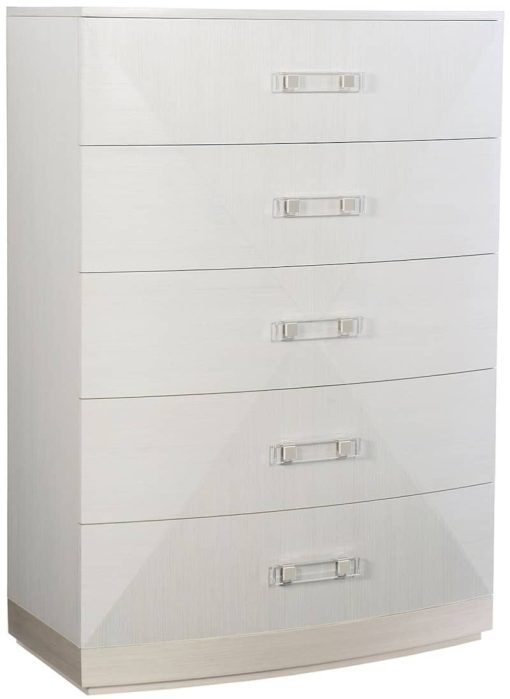 Bernhardt Linear White Axiom Tall Chest - Image 2