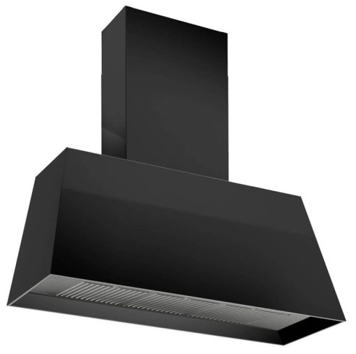 Bertazzoni Master Series 36" Matte Black Contemporary Canopy Hood