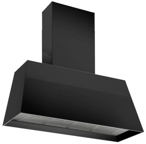 Bertazzoni Master Series 48" Matte Black Contemporary Canopy Hood